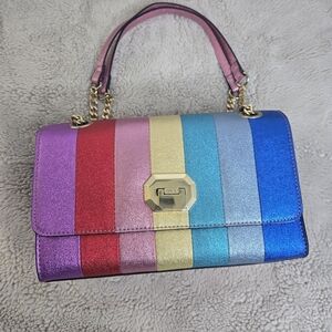 Colorful Striped Women's Bag